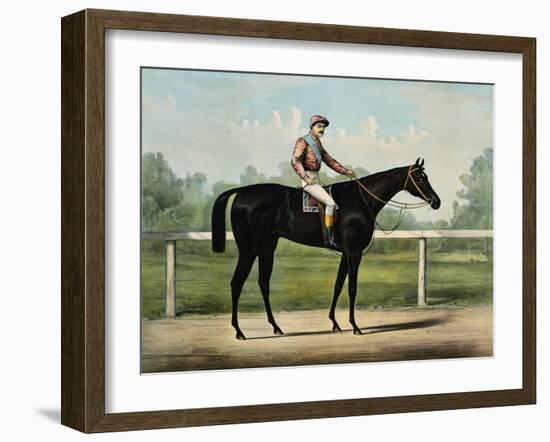 The Great Racer Kingston-Currier & Ives-Framed Giclee Print