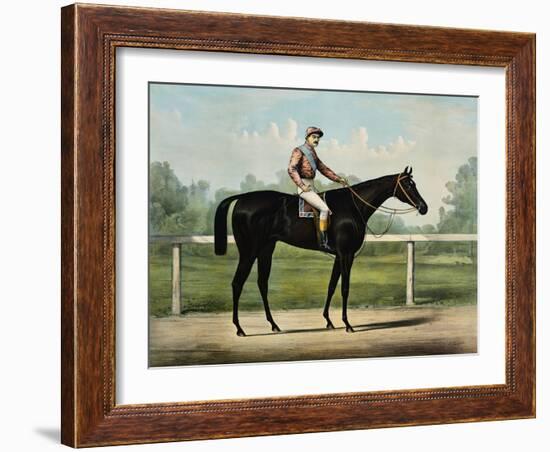 The Great Racer Kingston-Currier & Ives-Framed Giclee Print