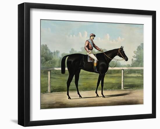 The Great Racer Kingston-Currier & Ives-Framed Giclee Print