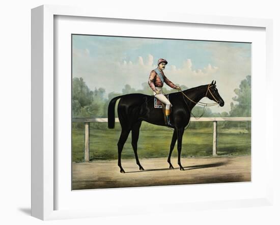 The Great Racer Kingston-Currier & Ives-Framed Giclee Print