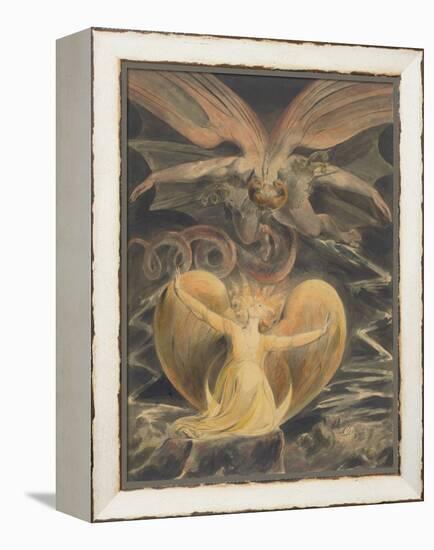 The Great Red Dragon and the Woman Clothed with the Sun, by William Blake, 1805, British painting,-William Blake-Framed Stretched Canvas