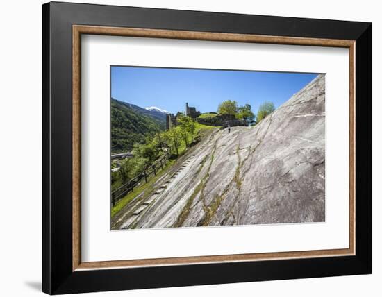 The Great Rupe Magna in Grosio-Roberto Moiola-Framed Photographic Print