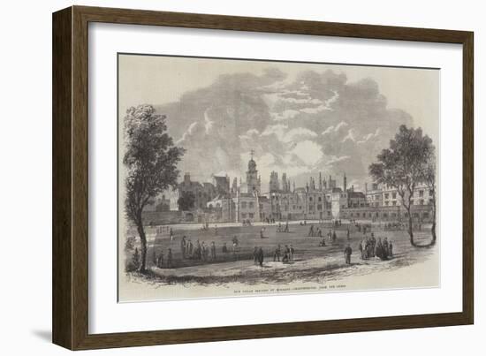 The Great Schools of England, Charterhouse from the Green-null-Framed Premium Giclee Print