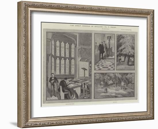 The Great Schools of England, Rugby-null-Framed Giclee Print