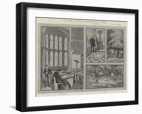 The Great Schools of England, Rugby-null-Framed Giclee Print