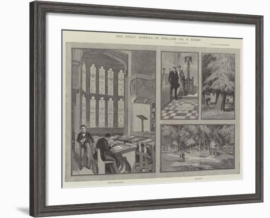 The Great Schools of England, Rugby-null-Framed Giclee Print