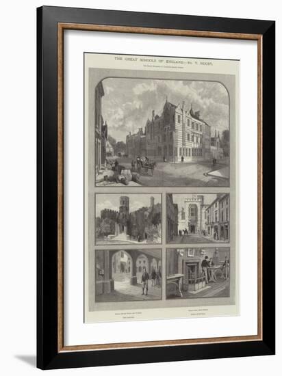 The Great Schools of England, Rugby-null-Framed Giclee Print