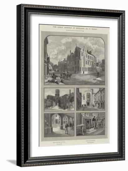 The Great Schools of England, Rugby-null-Framed Giclee Print