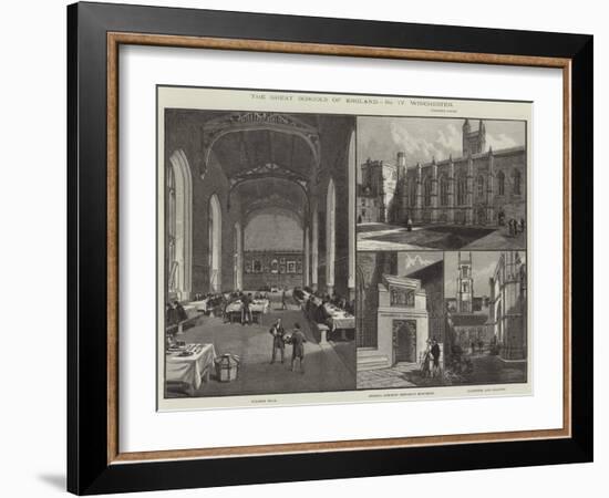 The Great Schools of England, Winchester-null-Framed Giclee Print