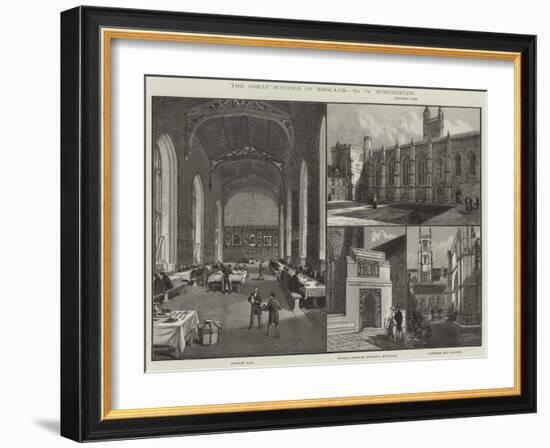 The Great Schools of England, Winchester-null-Framed Giclee Print