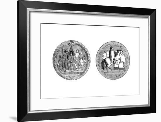 The Great Seal of King William IV, C1895-null-Framed Giclee Print