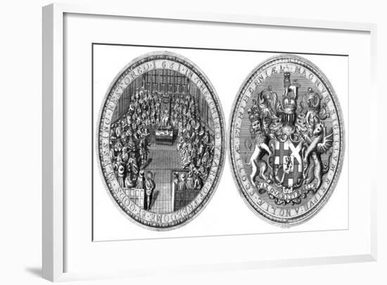 The Great Seal of the Commonwealth of England, 1651-Goldar-Framed Giclee Print