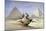 The Great Sphinx and Pyramids at Giza, 1838-1839-David Roberts-Mounted Giclee Print