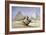 'The Great Sphinx and Pyramids at Gizeh' (Watercolour)-David Roberts-Framed Giclee Print