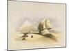 The Great Sphinx and the Pyramids of Giza, 19th century-David Roberts-Mounted Giclee Print