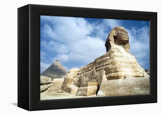 The Great Sphinx of Giza, Egypt, 20th Century-null-Framed Premier Image Canvas