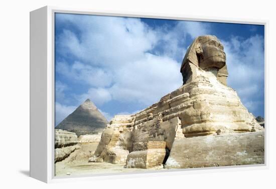 The Great Sphinx of Giza, Egypt, 20th Century-null-Framed Premier Image Canvas