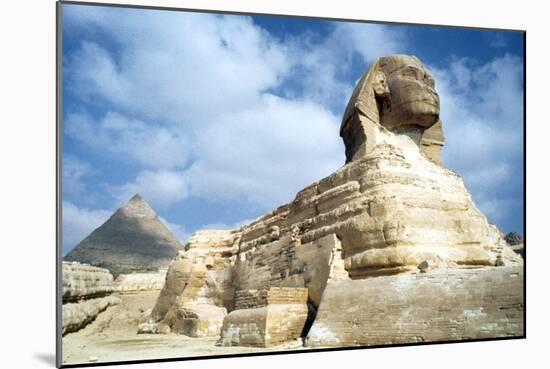 The Great Sphinx of Giza, Egypt, 20th Century-null-Mounted Photographic Print