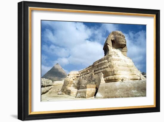 The Great Sphinx of Giza, Egypt, 20th Century-null-Framed Photographic Print