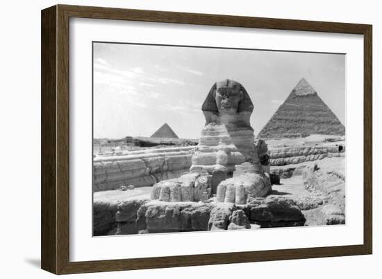 The Great Sphinx of Giza, Egypt, May 1949-null-Framed Giclee Print