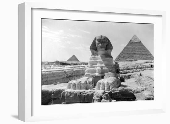 The Great Sphinx of Giza, Egypt, May 1949-null-Framed Giclee Print