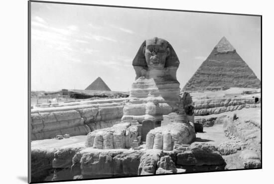 The Great Sphinx of Giza, Egypt, May 1949-null-Mounted Giclee Print