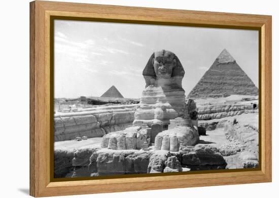 The Great Sphinx of Giza, Egypt, May 1949-null-Framed Premier Image Canvas