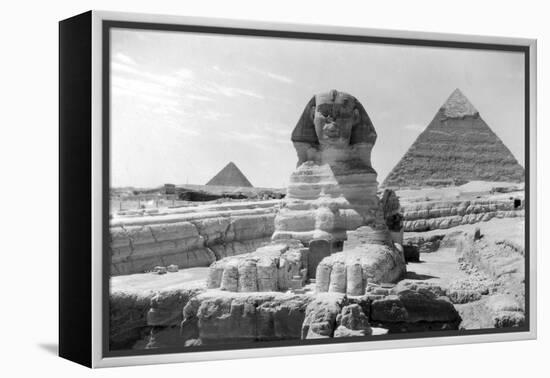 The Great Sphinx of Giza, Egypt, May 1949-null-Framed Premier Image Canvas