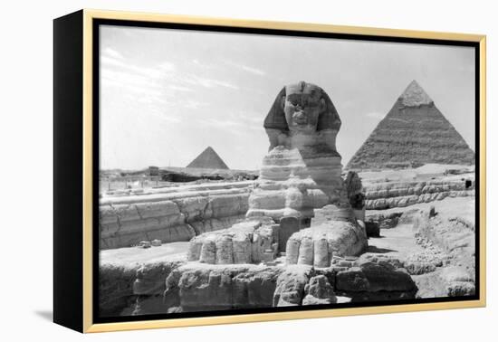 The Great Sphinx of Giza, Egypt, May 1949-null-Framed Premier Image Canvas