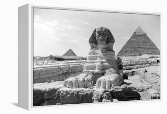 The Great Sphinx of Giza, Egypt, May 1949-null-Framed Premier Image Canvas