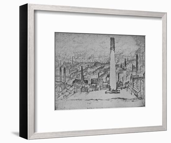 'The Great Stack, Bradford', 1909-Joseph Pennell-Framed Giclee Print