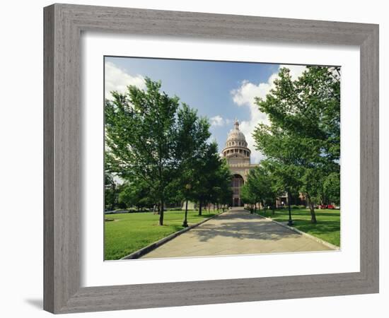 The Great State Capitol, Taller Than the Capitol in Washington, Austin, Texas, USA-Robert Francis-Framed Photographic Print