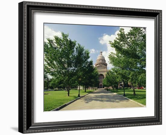 The Great State Capitol, Taller Than the Capitol in Washington, Austin, Texas, USA-Robert Francis-Framed Photographic Print
