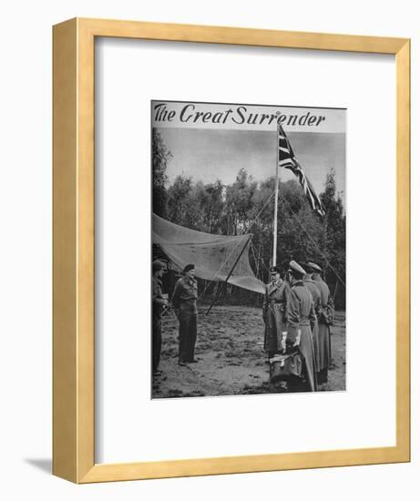 'The Great Surrender', 1945-Unknown-Framed Photographic Print