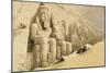 'The Great Temple of Abu Simbel, Nubia', Egypt, c1845-David Roberts-Mounted Giclee Print