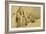 The Great Temple of Abu Simbel, Nubia, from "Egypt and Nubia," Vol.1-David Roberts-Framed Giclee Print