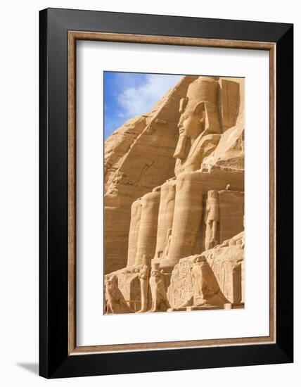 The Great Temple (Temple of Ramses II), Abu Simbel, UNESCO World Heritage Site, Egypt, North Africa-Jane Sweeney-Framed Photographic Print