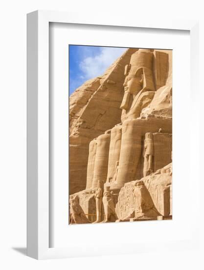 The Great Temple (Temple of Ramses II), Abu Simbel, UNESCO World Heritage Site, Egypt, North Africa-Jane Sweeney-Framed Photographic Print