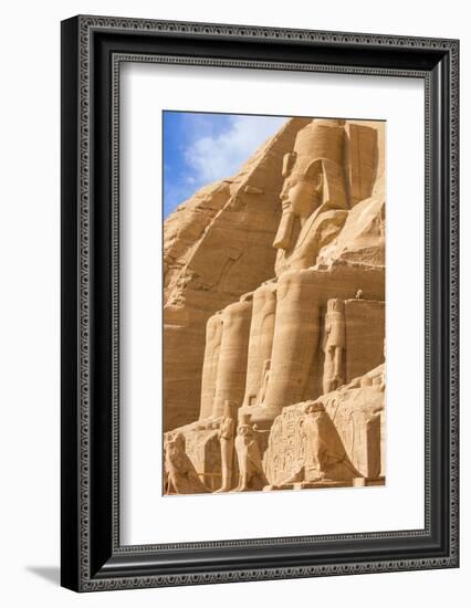 The Great Temple (Temple of Ramses II), Abu Simbel, UNESCO World Heritage Site, Egypt, North Africa-Jane Sweeney-Framed Photographic Print