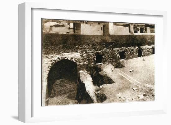 The Great Terrace on the Criptoportico, Pompeii, Italy, C1900s-null-Framed Giclee Print