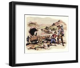 The Great Trek of 1835-1837-Pat Nicolle-Framed Giclee Print
