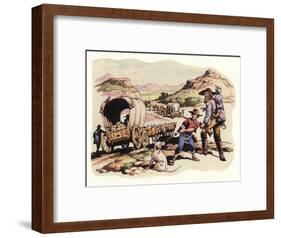 The Great Trek of 1835-1837-Pat Nicolle-Framed Giclee Print