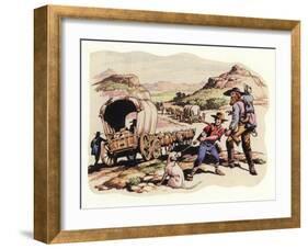 The Great Trek of 1835-1837-Pat Nicolle-Framed Giclee Print