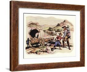 The Great Trek of 1835-1837-Pat Nicolle-Framed Giclee Print