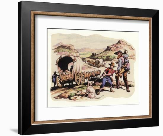 The Great Trek of 1835-1837-Pat Nicolle-Framed Giclee Print