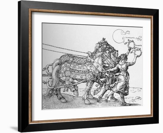 The Great Triumphal Cart of Emperor Maximilian, (1523), 1906-Albrecht Durer-Framed Giclee Print