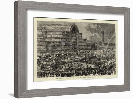 The Great Unionist Fete at the Crystal Palace-null-Framed Giclee Print