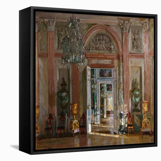 The Great Vestibule in the Kuskovo Palace, 1917-Stanislav Yulianovich Zhukovsky-Framed Premier Image Canvas