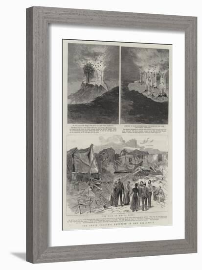 The Great Volcanic Eruption in New Zealand, I-null-Framed Giclee Print