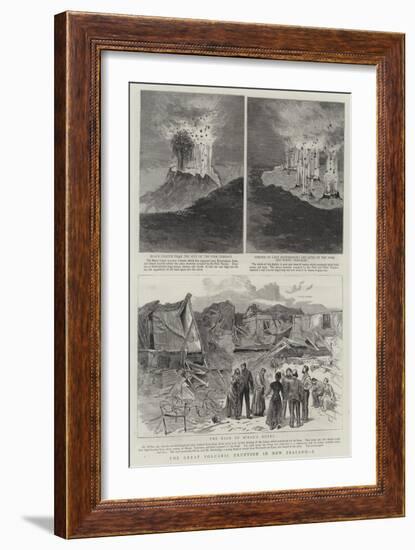 The Great Volcanic Eruption in New Zealand, I-null-Framed Giclee Print